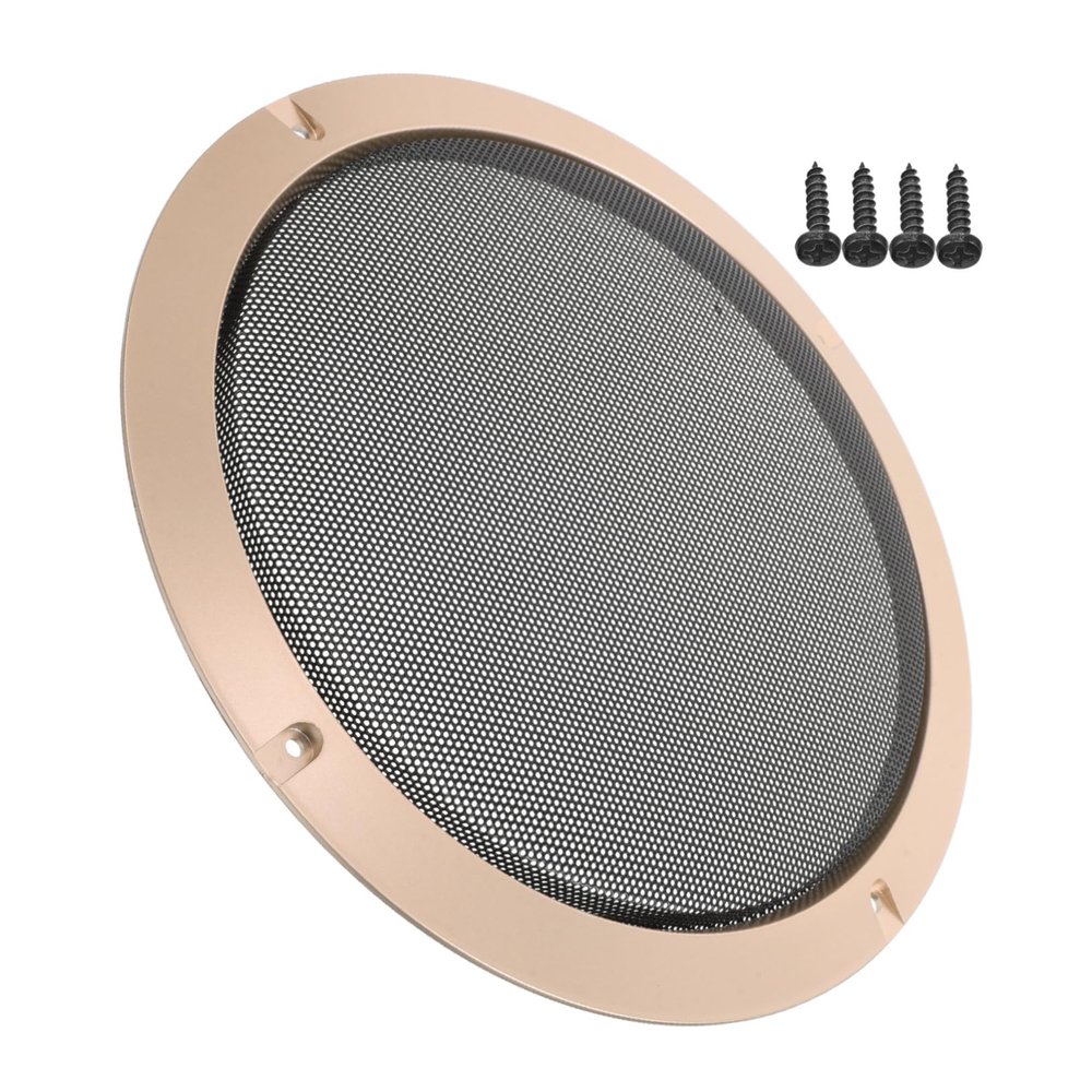 Beatifufu Speaker Grill Mesh Cover Metal Protective Diy Speaker Trim Car Home Audio System