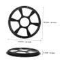 MUCKLILY Speaker Grill Cover Car Subwoofer Horn Guard Iron Material Protector Mesh Grille for Car Speakers view 2