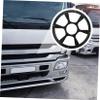 MUCKLILY Speaker Grill Cover Car Subwoofer Horn Guard Iron Material Protector Mesh Grille for Car Speakers view 4