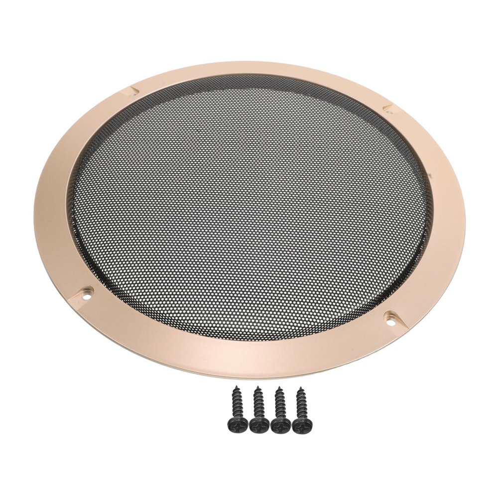 FELTECHELECTR Speaker Grill Cover Metal Mesh Protective Grille for Outdoor Audio Speaker Guard for Boats and Vehicles Easy Installation Design
