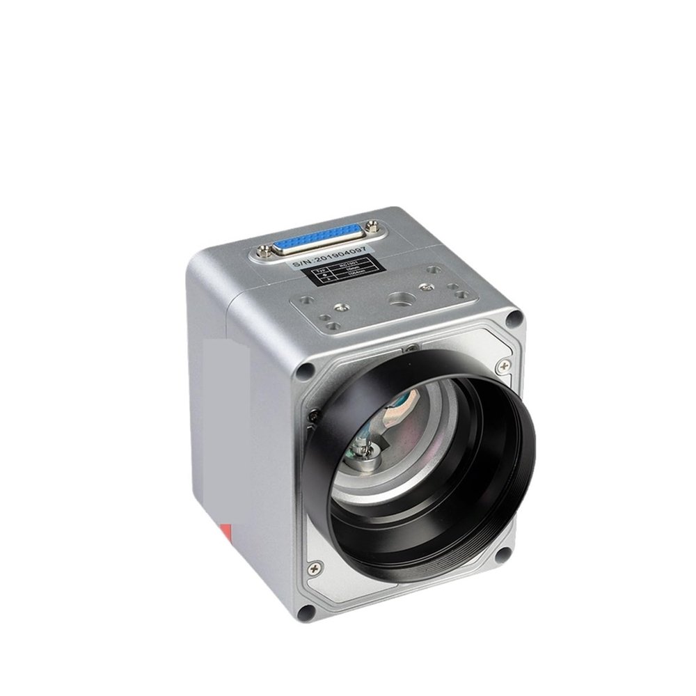 QXCIVR RC1001 Fiber Lasering Scan Head Set 1064nm Apeature 10mm Galvanometer Scanner with Power Supply(No Red Light)