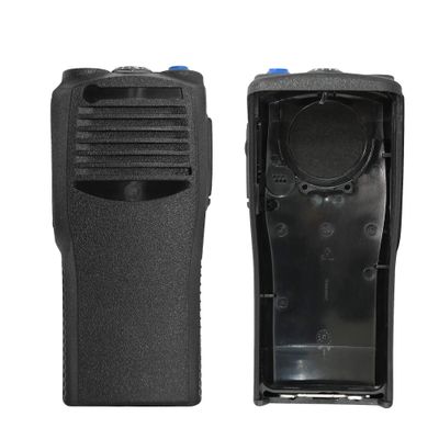 5 Pack CP200 16-Channel Front Case w/Speaker & Knobs - Aftermarket Upgrade Kit: Volume, Channel Knobs, Dust Cover, Sticker - Compatible CP200 Walkie Talkie