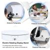 Beufee Rotating Display Stand, 360 Degree Electric Rotating Turntable 2 in 1 Smart Remote Control Jewelry Display Tray 5V Live Streaming Ornaments Display Stand (plastic) view 2