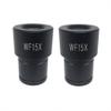 Microscope Kit for Biological Microscope Eyepiece WF5 WF10 WF15 WF16 WF20 WF25, Mounting 23.2mm Wide Field Optical Lens Microscope Accessories Microscope Lens Adapters(WF15X-13mm) view 1