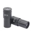 Microscope Kit for Biological Microscope Eyepiece WF5 WF10 WF15 WF16 WF20 WF25, Mounting 23.2mm Wide Field Optical Lens Microscope Accessories Microscope Lens Adapters(WF15X-13mm) view 2