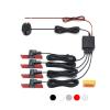 QCWLDKJRV Car Parking Sensors Parktronics 6 Colors 13mm Flat Sensors Reverse Backup Radar Sound Buzzer Alarm Adjustable Sound(Silver Color) view 2