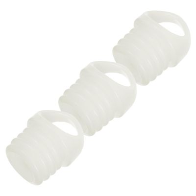 Mop Bucket Drain Plug Replacement Rubber 3Pcs 18mm White