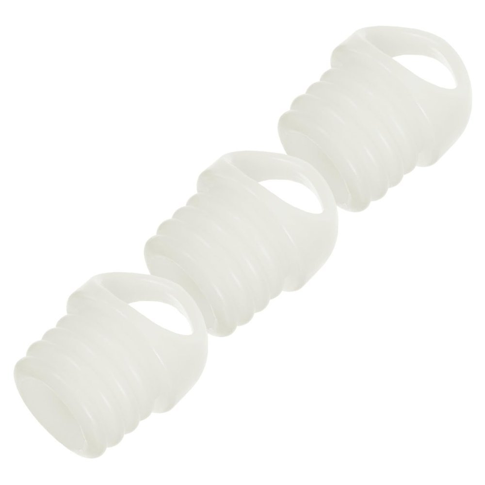 Mop Bucket Drain Plug Replacement Rubber 3Pcs 18mm White