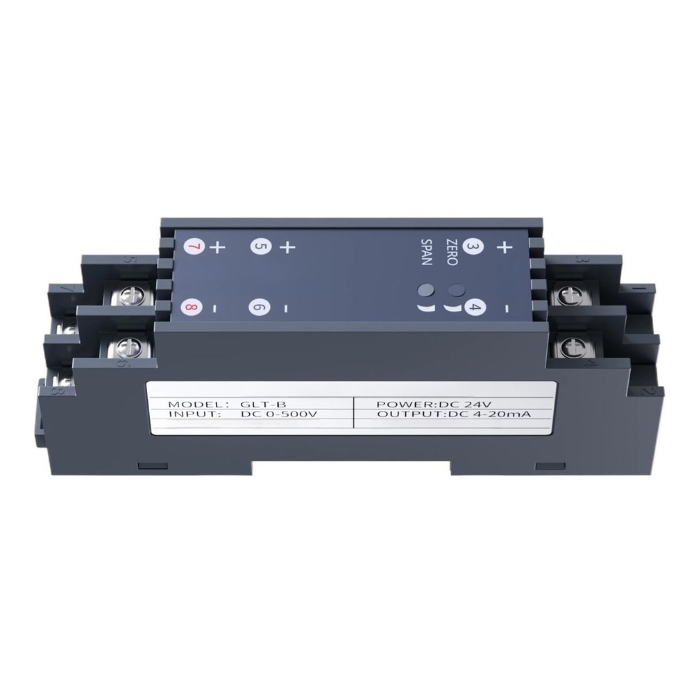 HQHSGCGVA Converter 1 in 1 Out 35mm DIN Rail Current Converter 0-1000V 0-10V 0-75mV Input 4-20mA 0-5V Output DC24V Converter(Output 4-20mA,Input 20-4mA)