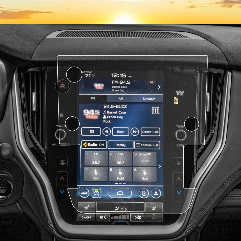 2025 Subaru Legacy Screen Protector Anti Glare Matte for 2020-2025 Subaru Legacy (Premium, Sport, Limited, Limited XT, Touring XT) 11.6" Infotainment Touchcreen Cover Saver Subaru Legacy Accessories