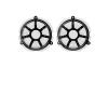 1 Pair Motorcycle Front 6'' Speaker Grill Covers Speaker Cap With Grill CNCCompatible With view 1