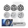 1 Pair Motorcycle Front 6'' Speaker Grill Covers Speaker Cap With Grill CNCCompatible With view 3