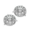 1 Pair Motorcycle Front 6'' Speaker Grill Covers Speaker Cap With Grill CNCCompatible With view 4
