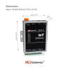 Industrial IoT Device Server, 4-Port RS232/485 Modbus Gateway RTU to TCP Converter with Extended Wi-Fi, 10/100 Ethernet (404) view 2