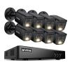 ANNKE 2MP Security Camera System, 8CH 3K Lite DVR Recorder with AI Motion Detection, 8X 1080P (19201080) Add-on Wired Black Cams with Smart Color Night Vision, IP67, 3.6mm Lens, NO Hard Drive Disk view 1
