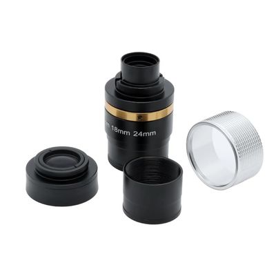 1.25" Zoom Telescope Eyepiece,8-24mm Fully Metal Goggles FMC Broadband Green Film