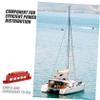 Ciieeo 6-Post Power Distribution Block with Nylon Base and Brass Terminals for RVs Boats and Auto Fuse Applications view 3