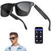 Domhong Smart Glasses for Men and Women with Chat GPT, Bluetooth Translation Glasses with 164 Languages, Open Ear Audio with Mic & Speakers, Hands-Free Calls, UV Protection & Anti-Blue Light view 1