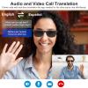 Domhong Smart Glasses for Men and Women with Chat GPT, Bluetooth Translation Glasses with 164 Languages, Open Ear Audio with Mic & Speakers, Hands-Free Calls, UV Protection & Anti-Blue Light view 4
