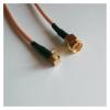 PAN DI 8inch RG316 MCX Male Right Angel to SMA Male p/Lug R/F Pigtail Cable 20cm view 1