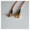 PAN DI 8inch RG316 MCX Male Right Angel to SMA Male p/Lug R/F Pigtail Cable 20cm view 2