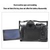 Camera Metal Cage Aluminum Alloy Camera Cage Rig with Cold Shoe Mount, 38MM Compatible Chute, 1/4in and 3/8in Threaded Hole for RS3 Tripod Head view 2