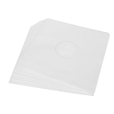 Mtlavishness 12 Inch Paper Record Sleeves Premium 180gsm White Blank Jackets for LP Records Ideal for DVD Stores Homes and Hotels 20pcs