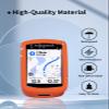 Case for Magene C606 Cycling Computer, Sillence Material,Shock-Absorbing and Anti Drop Protection Soft Half Shell,with Screen Protector,Orange. view 3