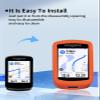Case for Magene C606 Cycling Computer, Sillence Material,Shock-Absorbing and Anti Drop Protection Soft Half Shell,with Screen Protector,Orange. view 4