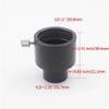 1.25 Inch to 2 Inch Eyepiece Adapter Telescope Astronomy 31.7mm to 50.8mm Adapter for Monocular 1.25" to 2" view 2