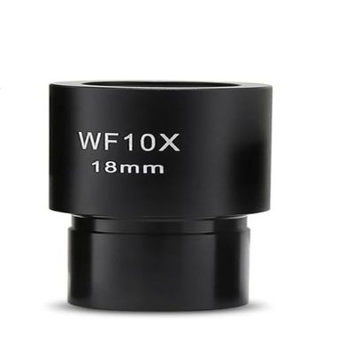 YONGYOUYOPIIN 10X Biological Microscope Optical Lens WF10X 18mm Wide Angle Eyepiece with Micron Graticule Wide Angle 23.2mm Installation Size(1 PC)