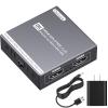 8K HDMI Splitter 1 in 2 Out, 8k60Hz 4K@144Hz HDMI 2.1 Splitter for Monitor, TV, Support HDCP2.3, 48Gbps, Compatible with 4K & 1080P High-Definition Video view 1