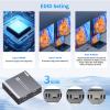 8K HDMI Splitter 1 in 2 Out, 8k60Hz 4K@144Hz HDMI 2.1 Splitter for Monitor, TV, Support HDCP2.3, 48Gbps, Compatible with 4K & 1080P High-Definition Video view 3