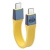 CERRXIAN 240W USB C to USB C Short Cable,USB4 2.0 80Gbps Type C Male to Male High Speed Data Cable,8K@60HZ Video and Data Sync - 4.7inch / 12cm view 1
