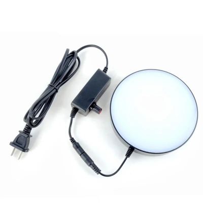 YONGYOUYOPIIN 135mm Microscope Bottom LED Backlight Shadowless Circular Light Source Illuminator Industrial Inspection 100V-240V
