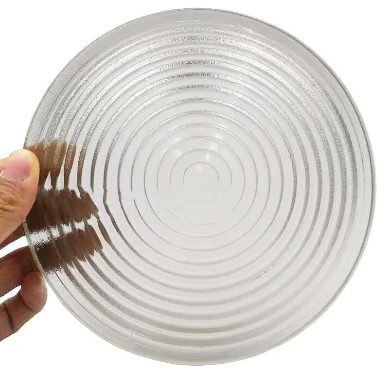 YONGYOUYOPIIN Round Glass Fresnel Lens 50-200mm Photography TV Drama Stage Spotlight Glass Lens High Borosilicate(110mm)