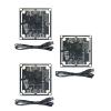 3PCS USB Camera Module OV9732 100Degree Lens 1MP 1280x720 Comprehensive Coverage for Face and License Plate Recognition view 1