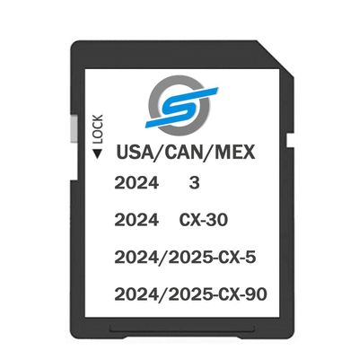 2025 Updated Navigation GPS SD Card Compatible with CX5 (2024-2025),CX90 (2024-2025),CX30/ 3 (2024),Maps US Mexico Canada