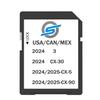 2025 Updated Navigation GPS SD Card Compatible with CX5 (2024-2025),CX90 (2024-2025),CX30/ 3 (2024),Maps US Mexico Canada view 1