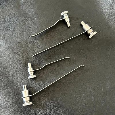 YONGYOUYOPIIN 2-Pack Microscope Stage clamp Specimen Slice Fixed clamp Biological Stereo Microscope Accessories(7.2cm)