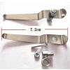 YONGYOUYOPIIN 2-Pack Microscope Stage clamp Specimen Slice Fixed clamp Biological Stereo Microscope Accessories(7.2cm) view 2