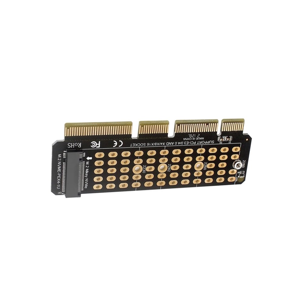 M.2 NVMe to PCI-E 4.0 Single Disk Adapter Card Transfer Expansion Card, Support 2230/2242 / 2260/2280 Accessory
