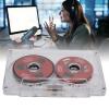 Acouto Metal Reel Blank Cassette Tape, Blank Sound Recording Cassette Tape, 50 Minutes Recording Time ABS Shell Alloy Material Ideal Musicians and Bands Portable Design Transparent Box view 4