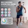 LCD Display Smart Ring - Sleep Tracker Touch Control Ring with Heart Rate/Blood Oxygen/Step Counter, Wireless Charging Dock, 5ATM Waterproof Fitness Tracker, No Subscription Fee for iOS/Android view 2