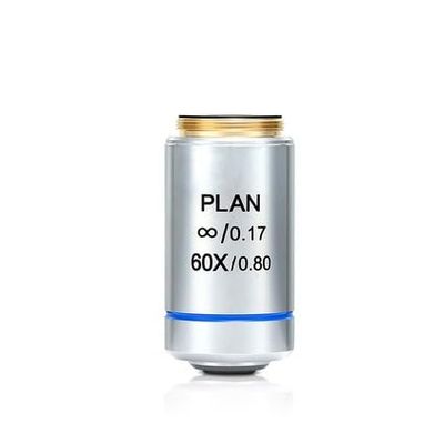 YONGYOUYOPIIN Achromatic Plan Infinity Objective 4X 10X 20X 40X 60X 100X Microscope Replacement Lens RMS Thread(60X)