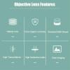 YONGYOUYOPIIN Achromatic Plan Infinity Objective 4X 10X 20X 40X 60X 100X Microscope Replacement Lens RMS Thread(60X) view 2