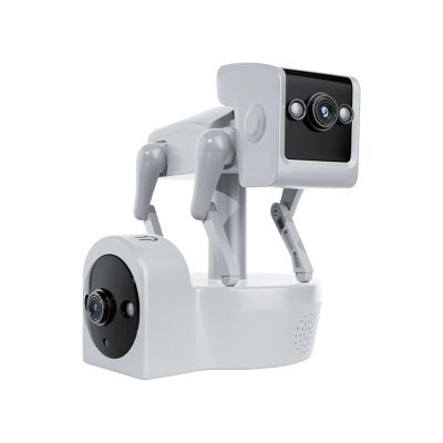 TWSYOXPR 2025 WiFi Robot Camera 1080P Motion Detection 2 Way Talk Rotatable Angle Digital Zoom Type C HD Night Vision Indoor Security(AU Plug,2MP and 128G Card)