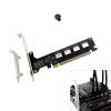 QINGFAN PCIE Adapter PCIe X16 to 4 Port SFF 8612 SFF 8611 Adapter Expansion Card for Motherboards Solid Disks Graphics Card view 2