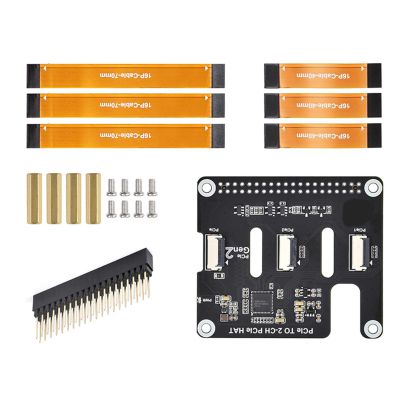 QINGFAN PCle Expansion 2 Lane PCle Expansion Board PCIe to 2CH PCIe Adapter 16PIN Conncting for Projects and Educational Use