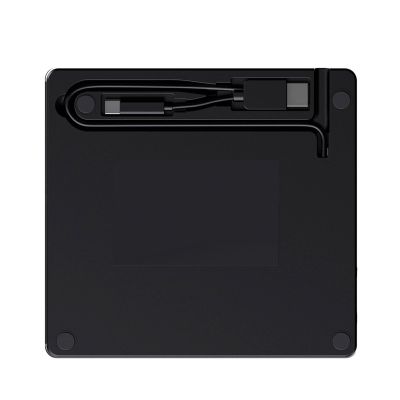 QINGFAN DVDs Drives Portable External CDDVD Drives USB3.0 with USB Port and Type C for Laptop PC